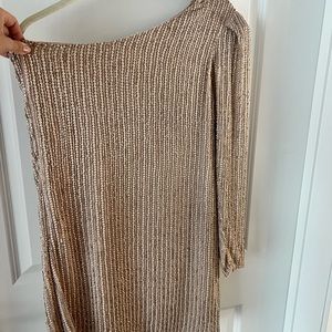 Parker sequined one shoulder dress